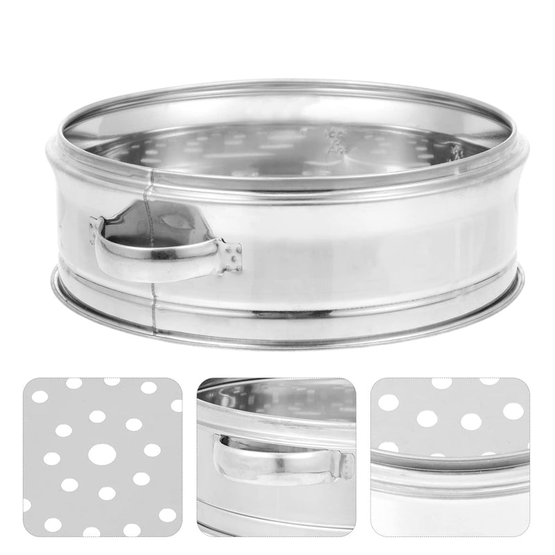 DOITOOL Stainless Steel Steamer Basket 8.66 X 7.08 X 2.44 in Food Steaming Basket for Dumplings Fish Seafood Rice Eggs Potatoes Dishwasher Safe Kitchen Cooking Insert