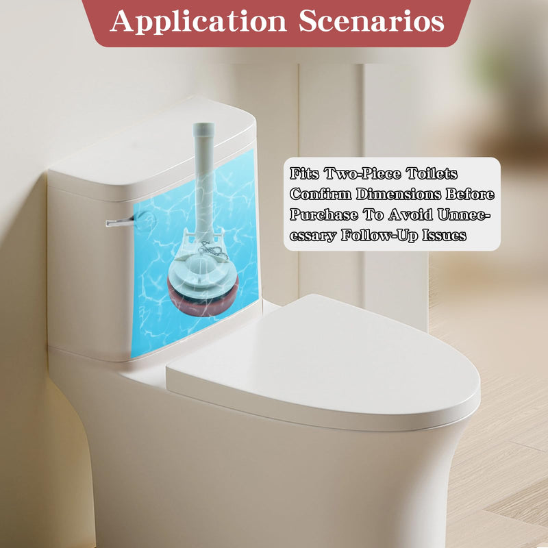 Toilet Flush Valve Replacement Kit for American Standard Champion 4 ，Titan ，Duravit Two Piece Toilets, Compatible with 4149A 4215A 4260 4266 Tanks