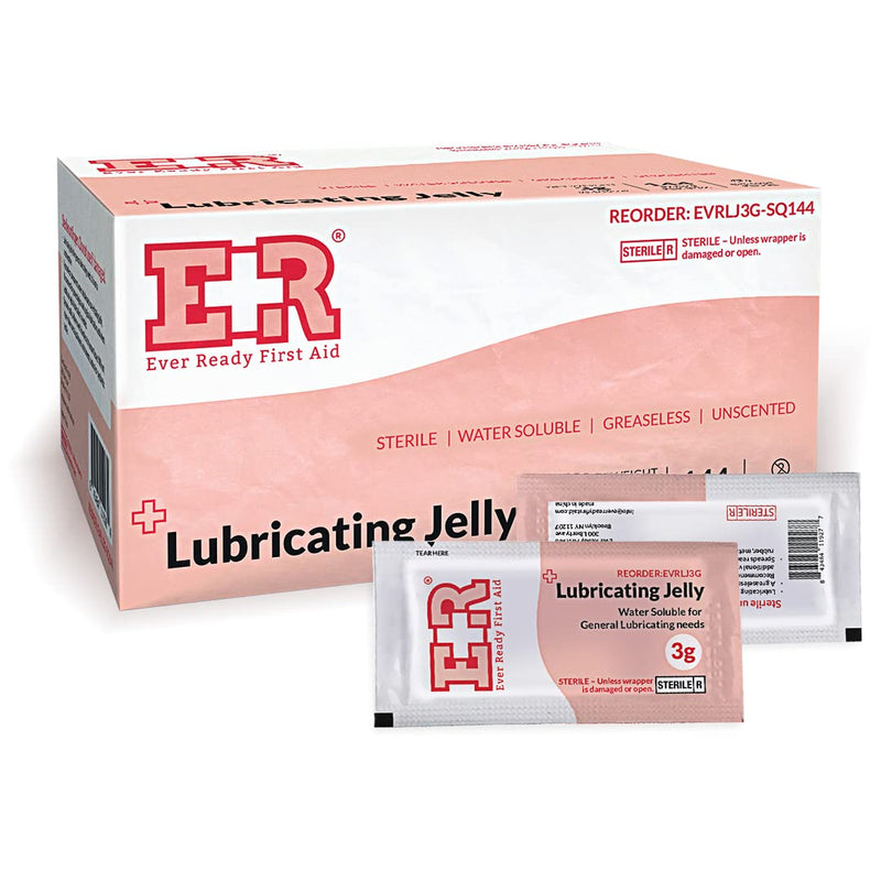 Ever Ready First Aid Lubricating Jelly - Box of 144 Packets