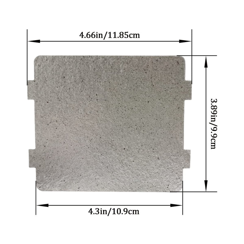 5 Pcs Microwave Oven Parts Waveguide Cover Universal Mica Sheet Microwave Oven Repairing Part for Kitchen Home Office Restaurant (4 Inch X 4.7 Inch) 4 Inch X 4.7 Inch