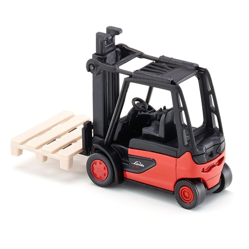 Siku 1311, Forklift, Metal/Plastic, Red/Black, Incl. 1 Pallet, Movable Fork