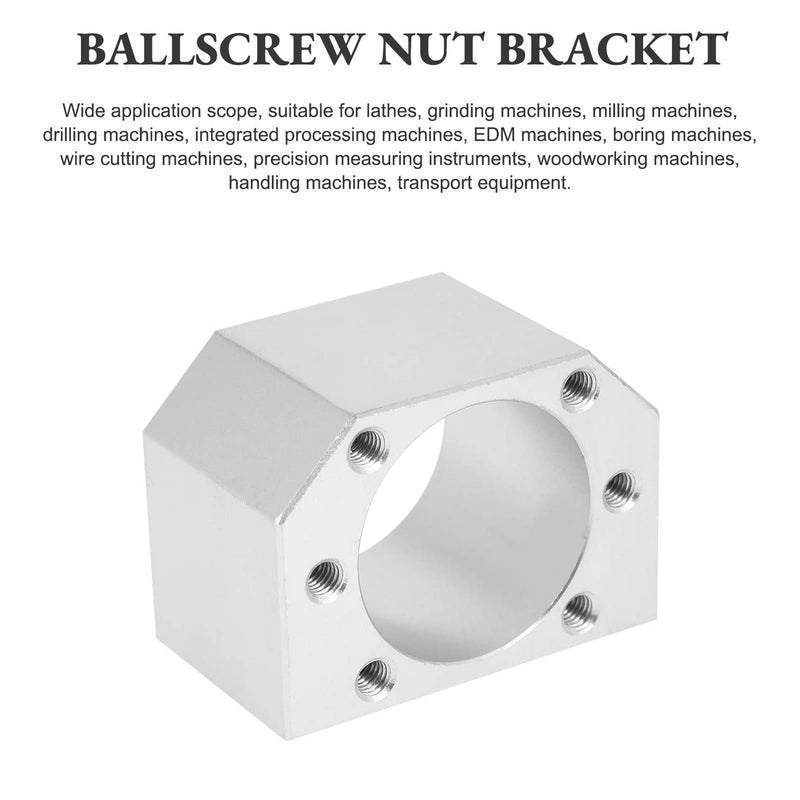 Ballscrew Nut Housing for SFU 2505 / SFU 2510, DSG25H Ball Screw Nut Housing Seat Mount Bracket Holder Base for CNC Router Milling Drilling