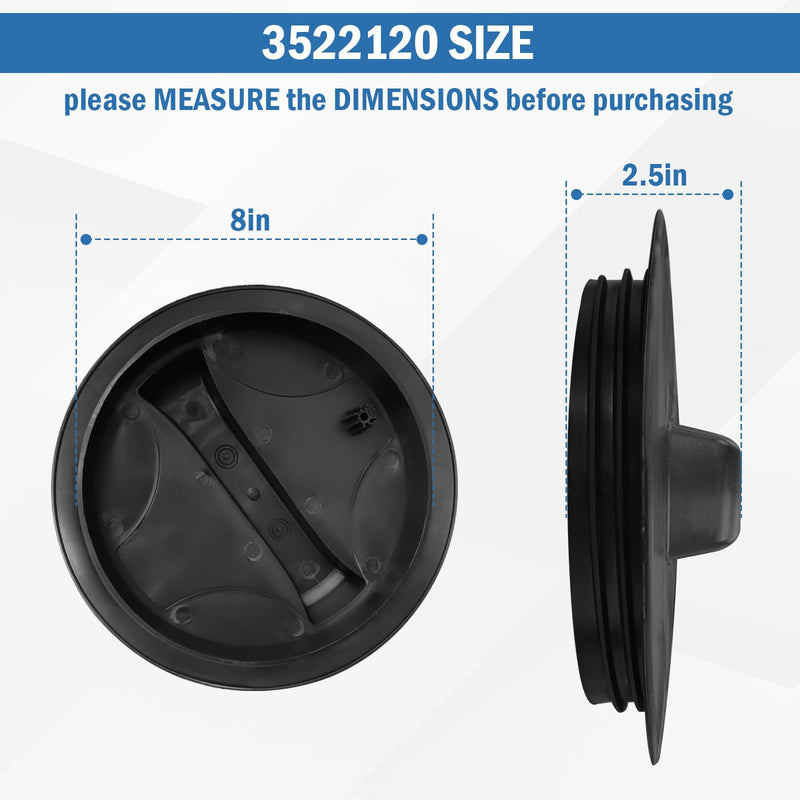 8" Water Tank Lid Replacement Male Threaded for Agricultural Industrial Water Storage Tank Part# 3522120