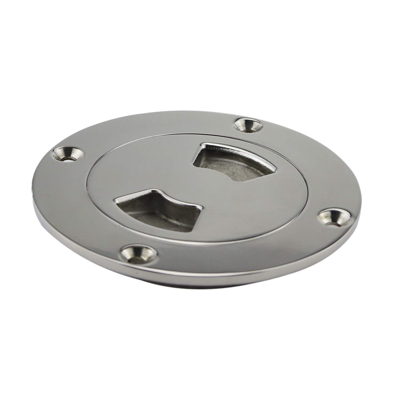 NRX&XRC 3" Boat Deck Plate Made from Heavy Duty 316 Marine Grade Stainless Steel with Fastners