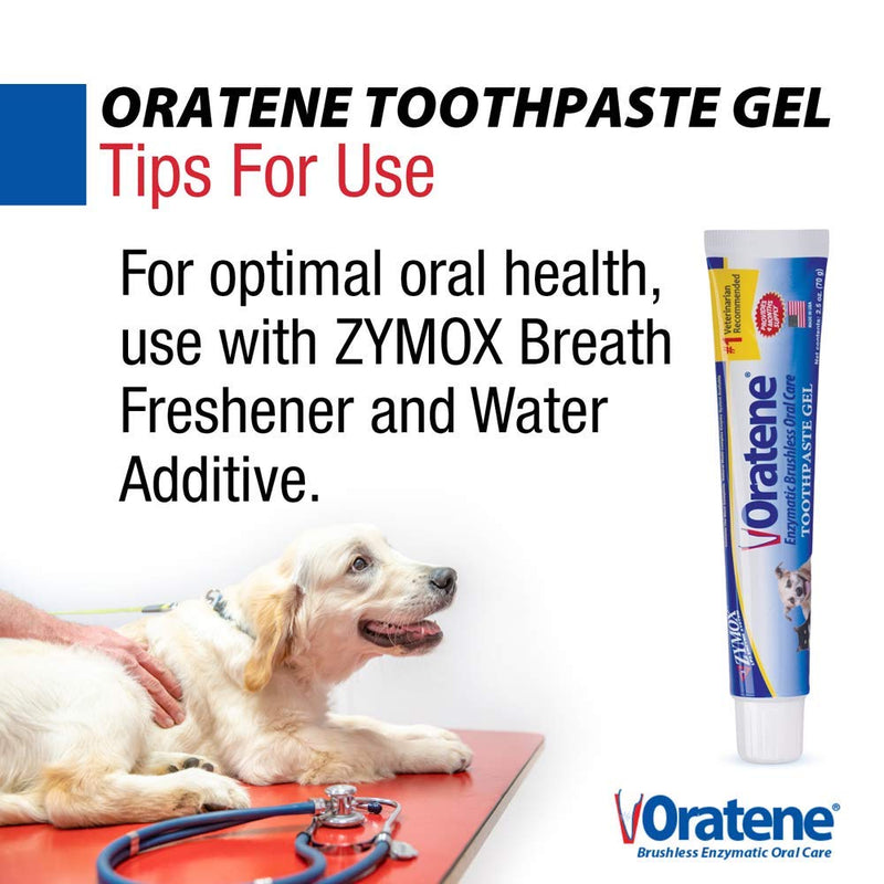 Pet King Brands Oratene Brushless Toothpaste Gel for Dogs and Cats, 2.5oz - PawsPlanet Australia