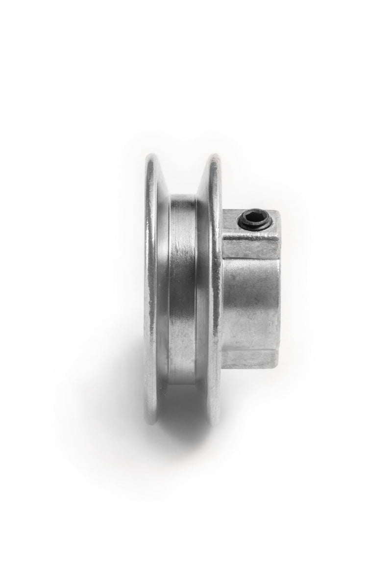 Terre Products, Heavy Duty 2.5" V-Groove Drive Pulley, Precision 1/2" Bore, Robust Z3A Zinc Alloy Die Cast Pulley