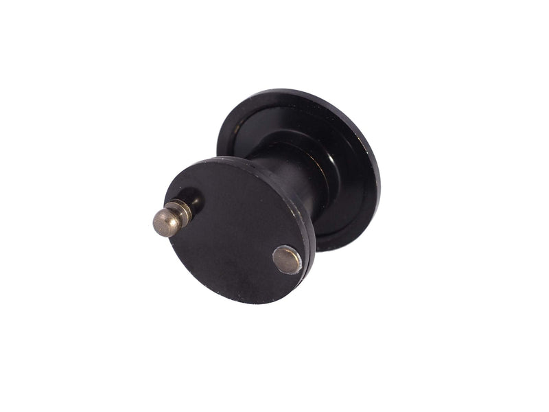 Door Viewer for Narrow Panel Doors - Peephole (Black - Oil Rubbed Bronze) 5/8", 7/8" Panel Thickness 1 Pack (5/8"- 7/8") Black