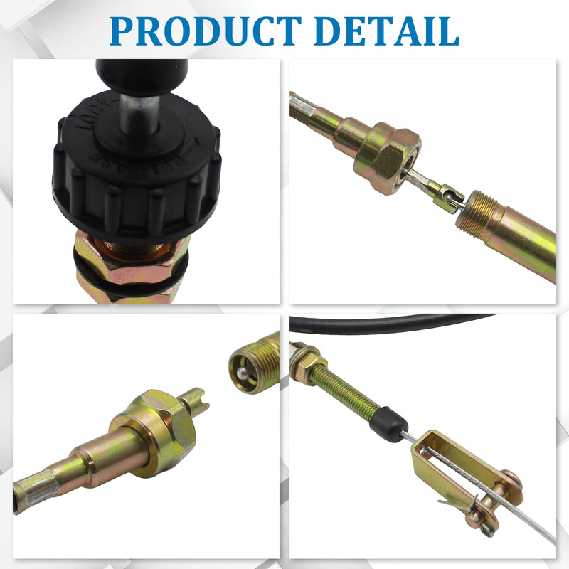 VCGTX06 6FT Vernier Adjustable Lock Cable, Heavy Duty Vernier Locking Throttle Cable 6 FT Black Locking Adjustable Heavy Duty Vernier Control Cable - NewNest Australia