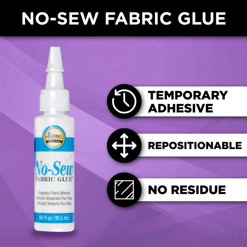 Aleene's Tacky Pack Fabric Glue, 5pk, 0.66 Fl Oz Fabric Tacky Pack