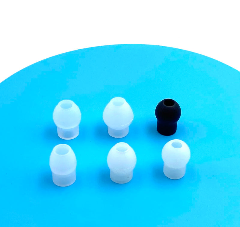 12 Pcs Stethoscope Ear Tips Replacements, 4 Sizes Soft Silicone Earplug Replacement Parts for Various Stethoscopes