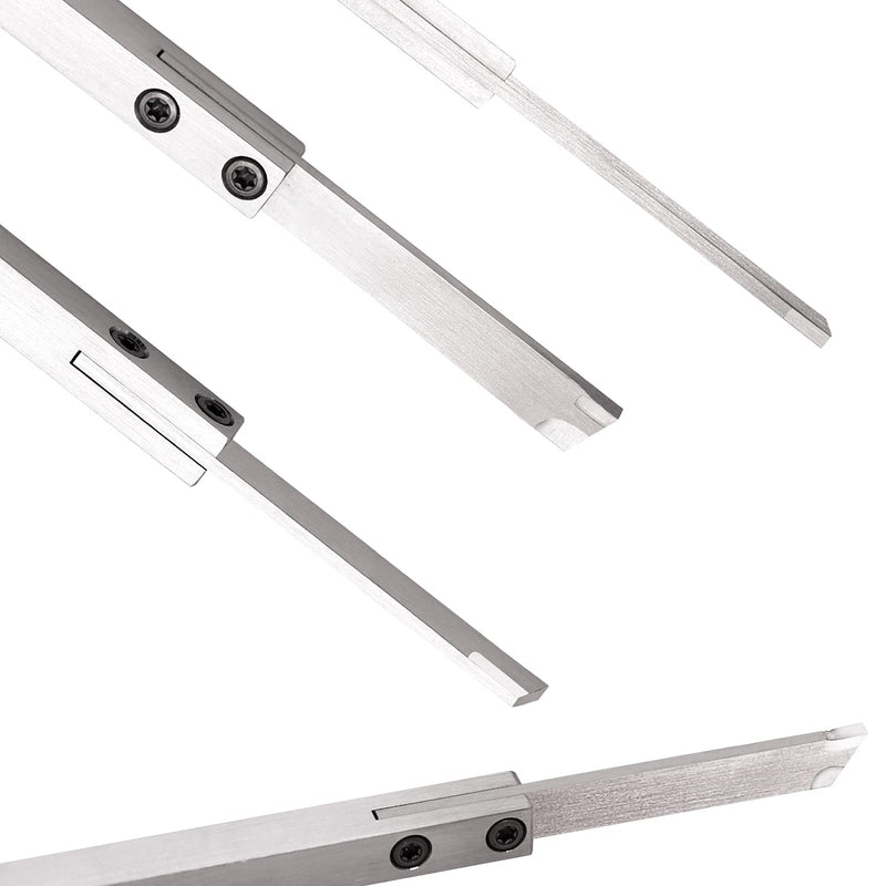 Carbide Parting Tool and Grooving Woodturning Tool 19.68 inches for Wood Turning Lathe