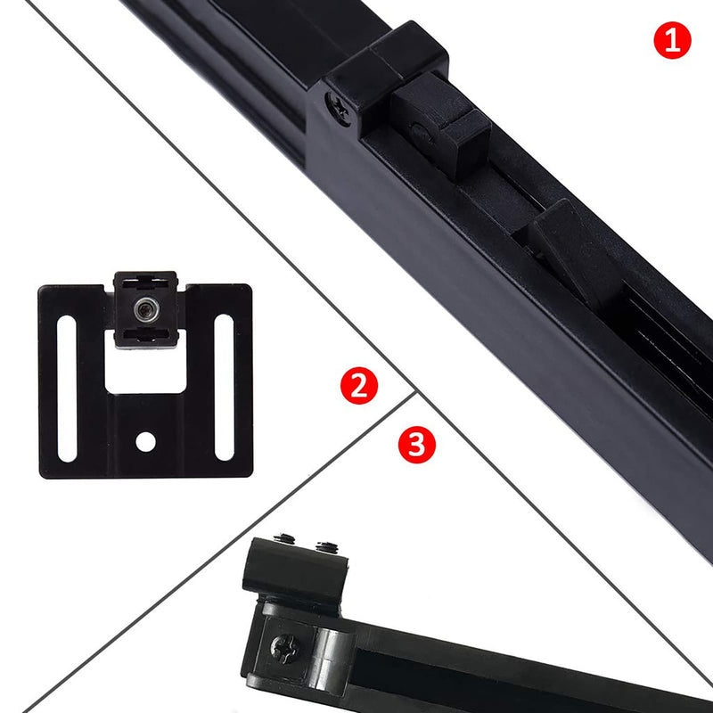 2PCS Lightweight Hole-Free Barn Door Soft Close Mechanism, Upgraded Design Sliding Door Hardware Kit, Adjustable Actuators One Way Operation Door Stopper Anti-Slam Invisible Lightweight Barn Door Soft Close Mechanism