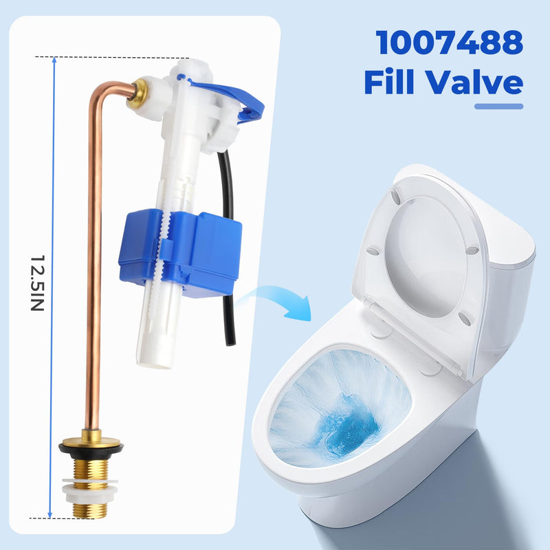 1007488 Fill Valve Assembly, Toilet Fill Valve Assembly Replacement Valve Kit