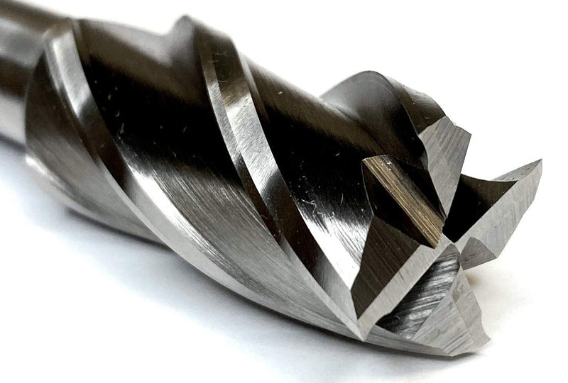 HHIP 5802-0750 3/4" x 1/2" 4 Flute High Speed Steel Single End Center Cut End Mill 3/4" Dia x 1/2" Shank HSS