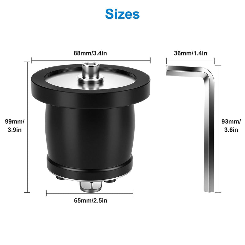 Linkstyle Expandable Rubber Plug, 2-9/16 in–3-1/8 in Inner Diameter Leakproof Pipe Sealing Plug for Pool Plumbing Boat Maintenance