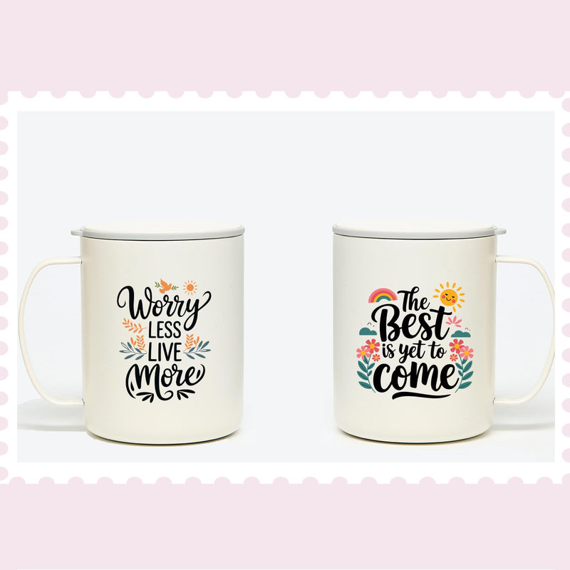 24pcs UV DTF Cup Wraps Heart Wildflower Tree Stickers for Ceramic Mug Inspirational uvdtf Transfer Decals for Glass Cups Positive Black Words UVDTF Decals for Furniture DIY Crafts CD40
