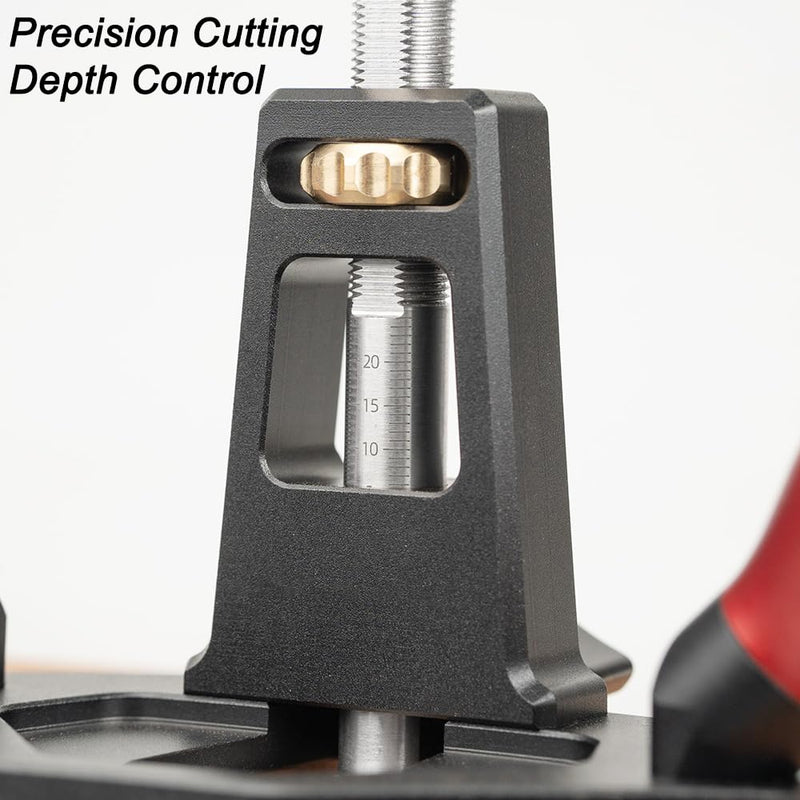 Hand Router Plane, Handheld Shoulder Planer, Rabbit Planes Woodworking Quick Adjust Depth Cutting, Depth Control, Ideal for Joinery & Mortising Plane Grooves
