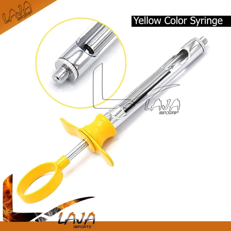 Dental Syringe 1.8Ml Set Of 7 Stainless Steel Dental Instrument (Mix Color ) for Educational Use