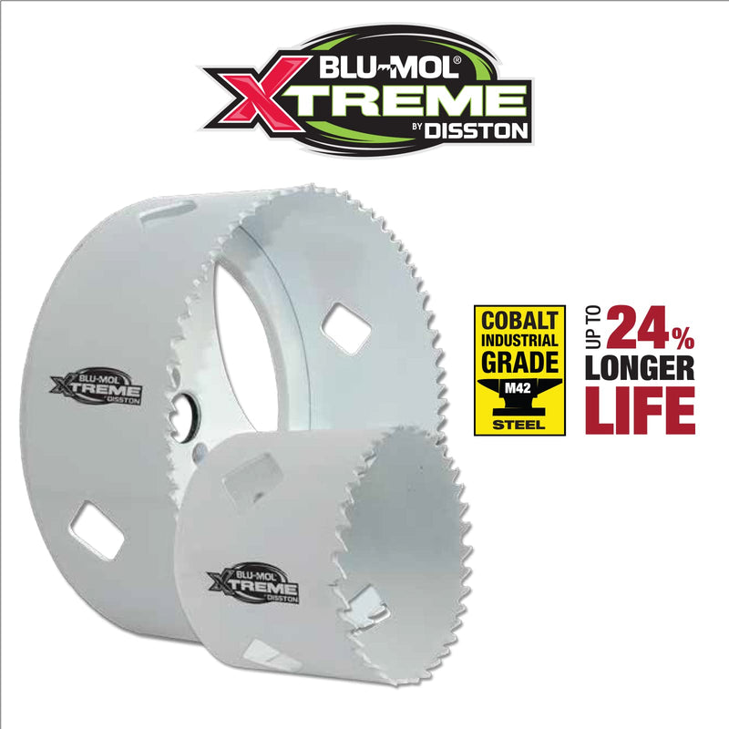 Disston E0212169 Boxed Blu-Mol Xtreme Bi-Metal Hole Saw Kits, 7-Piece Handyman's Kit