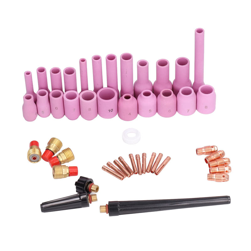 Welding Accessory Kit, Back Arc Welder Accessories 46Pcs for PTA-9 PTA-9V -20