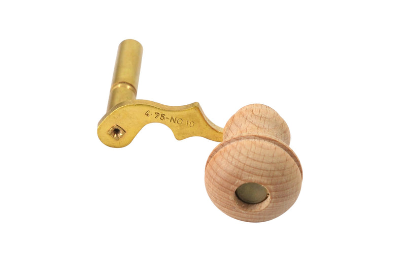 Modern Grandfather Clock Winding Key Crank Winder Mainspring Key Clock Winding Tool Brass Made (Key No. 12-5.25mm I.D.) Key No. 12 - 5.25mm I.D. - NewNest Australia