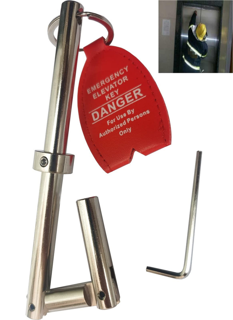 Elevator Door 3-Section Double Drop Emergency Key 6 Pack