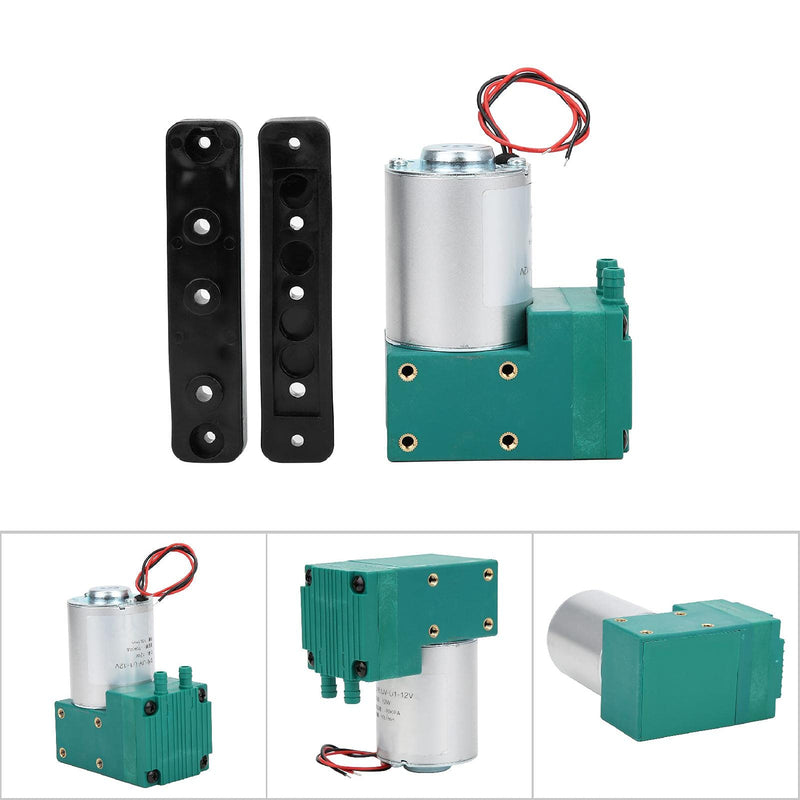 Mini Vacuum Pump Large Low Noise -65-150kpa 12W 10L/min Suitable for Vacuum Adsorption Equipment and DIY Projects(DC12V)