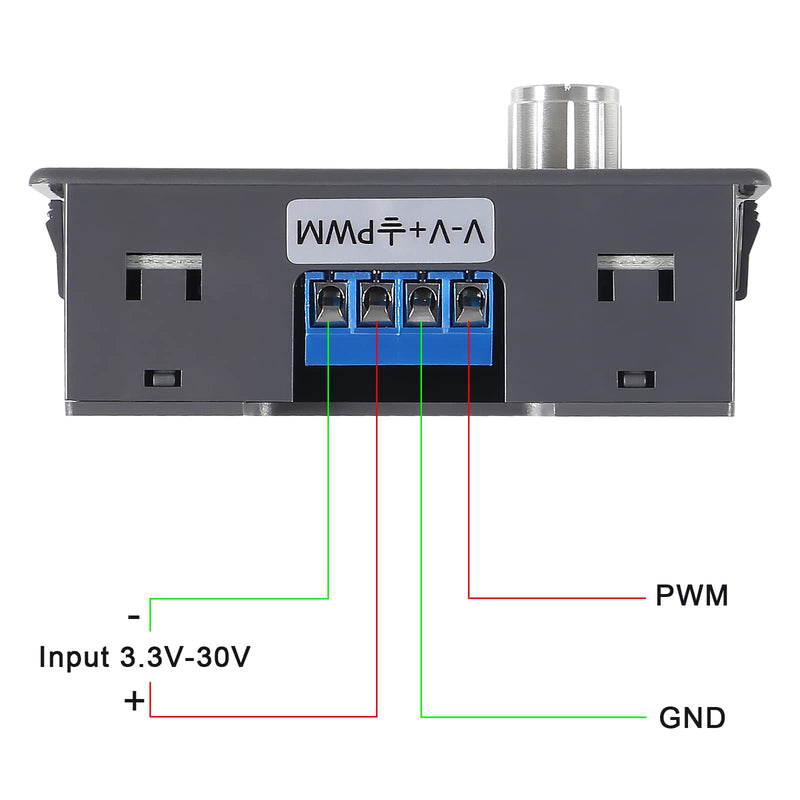 Signal Generator XY-KPWM 1-Channel 1Hz-150kHz PWM Generator Dual Mode PWM Pulse Frequency Square Wave Signal Generator Module LCD Display 3.3-30V 5-30mA Pulse Frequency Generator