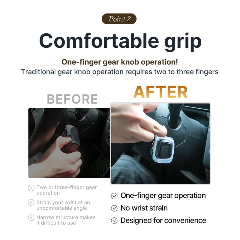 FICS Easy-Way Gear knob Additional Mount Part compitable with EV3, EV9 C type