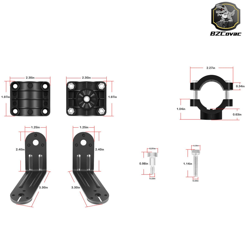 Perspective Mode Mount for Garmin Panoptix LVS32 Transducer - Compatible with GPSMAP and ECHOMAP Chartplotters, 010-12970-00 LVS32 Transducer Pole Mount