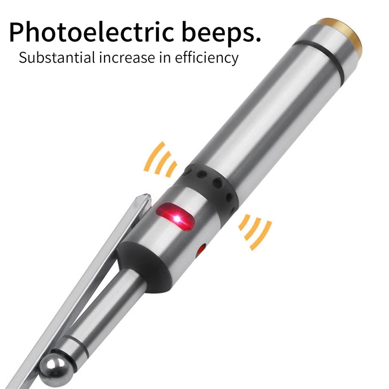 Photoelectric Edge Finder, Stainless Steel Electronic Edge Finder Non Magnetic Centering Rod Edge Finder Detector Machinist for Milling Machines, End Beds