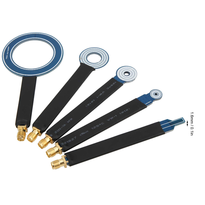 5Pcs Near-Field Magnetic Field Probes Practical Conduction Probe Antennas EMI SMA Conduction Radiation Test Antennas for Wide-Point Testing