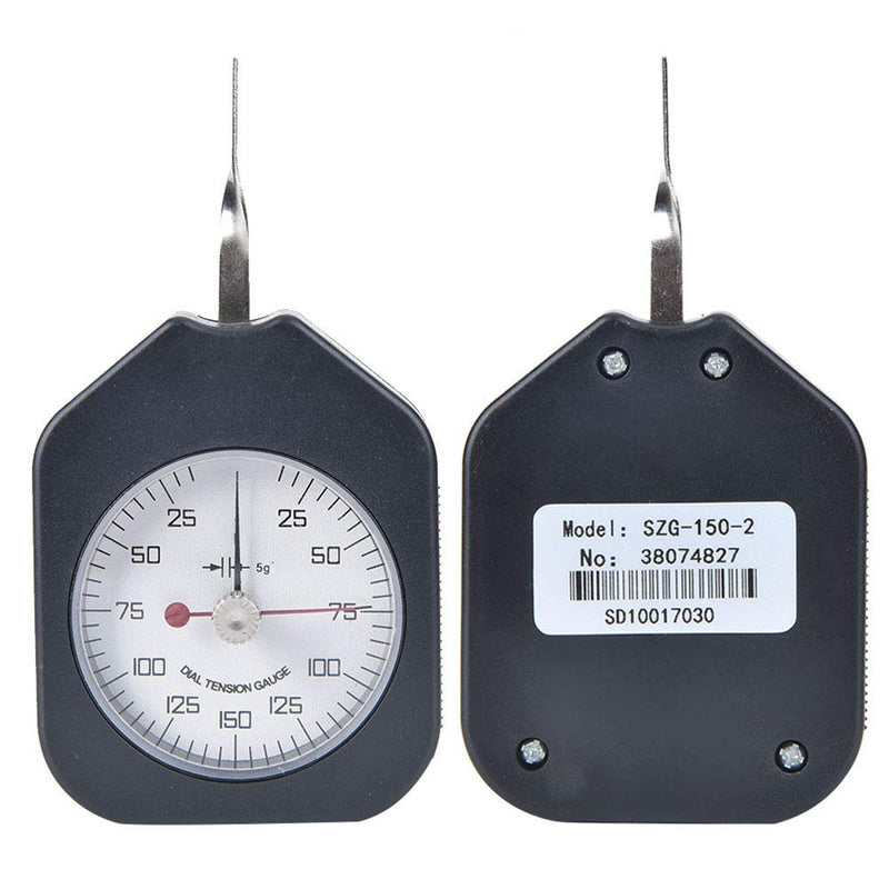 Double Needle Dial Tension Meter Tension Meter Dial Tension Gram Force Tensiometer Measuring Tool Plastic(-150-2)