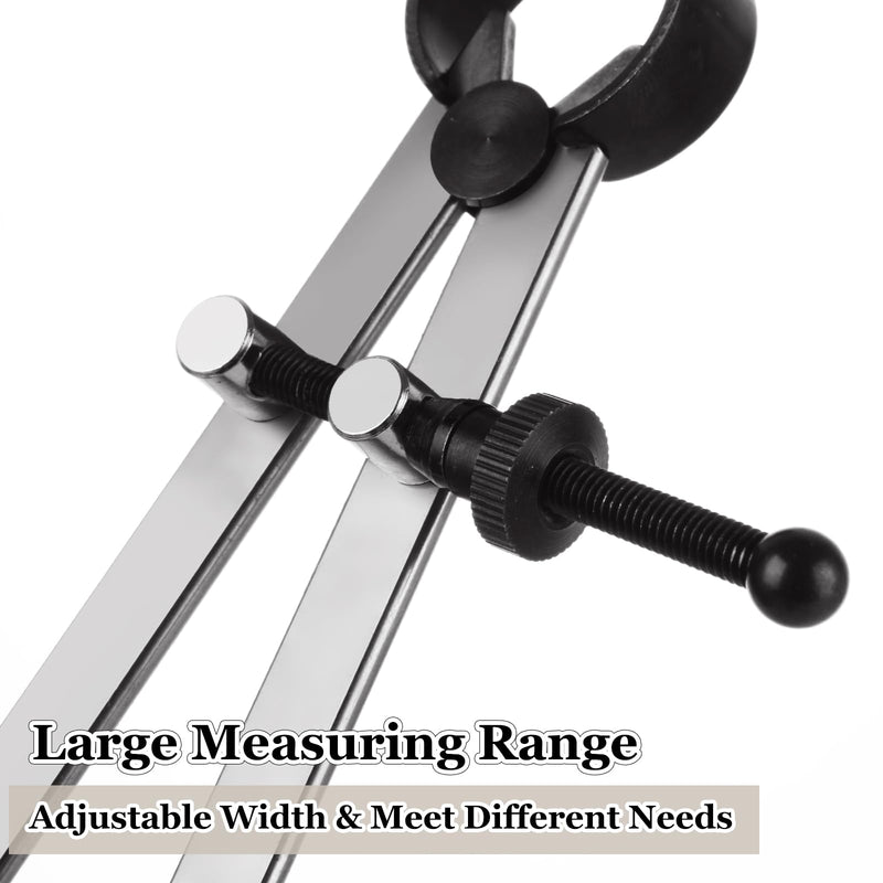 3 Pack Adjustable Spring Wing Divider, 4/6/8 Inch Steel Lockable Divider Wing Compass, Precision Compass Geometry Tool for Drawing Drafting Woodworking Leather Craft