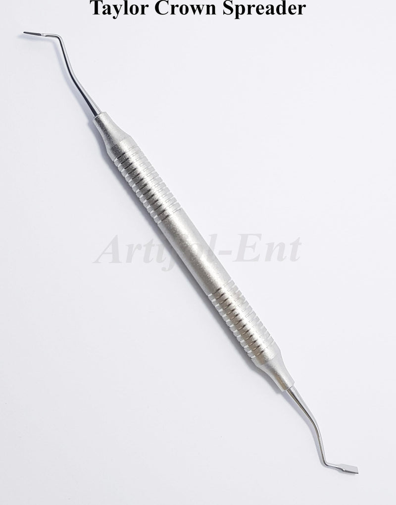 Dental Crown Spreader Double End Restorative Tools Nash Taylor Crown Spreader Stainless Steel Ergonomic Hollow Handle 3 Pcs # CRSPR