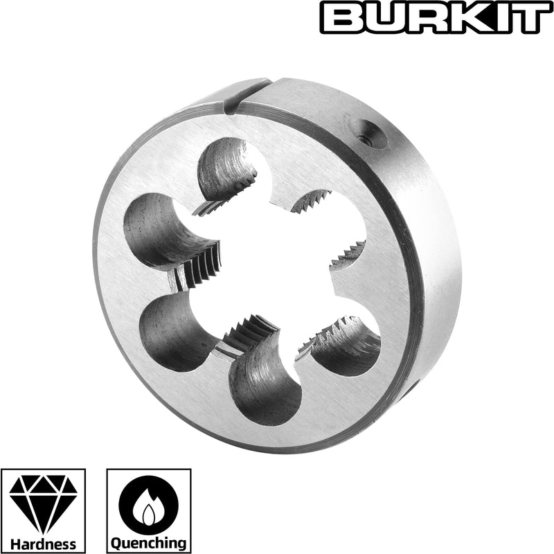 Burkit Metric M24 X 1 Round Threading Die, M24 x 1.0 Machine Thread Die Right Hand M24x1