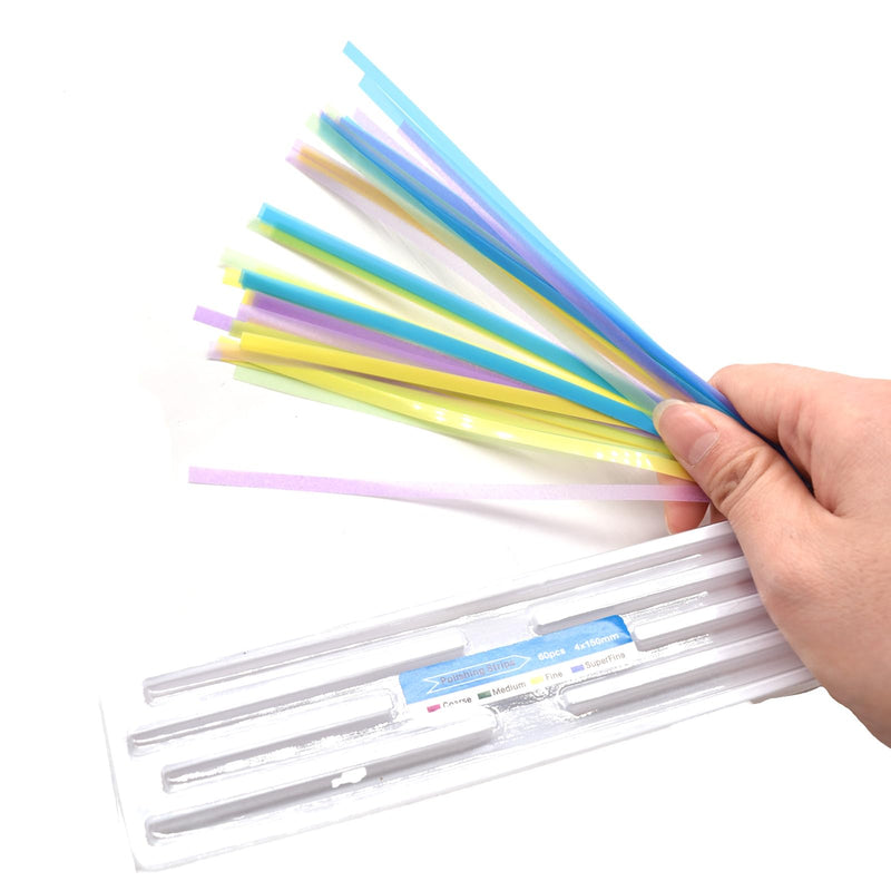 1Box Dental Polishing Strip Teeth Depth Cleaning Tool Sandpaper Used for polishing Fake Teeth
