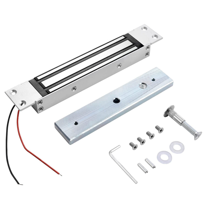 Electromagnet Flush Mount 280KG 600LBS Holding Force Embed Electric Magnetic Door Lock Waterproof 12V DC Fail Safe for Door Access System 280KG/600LBS