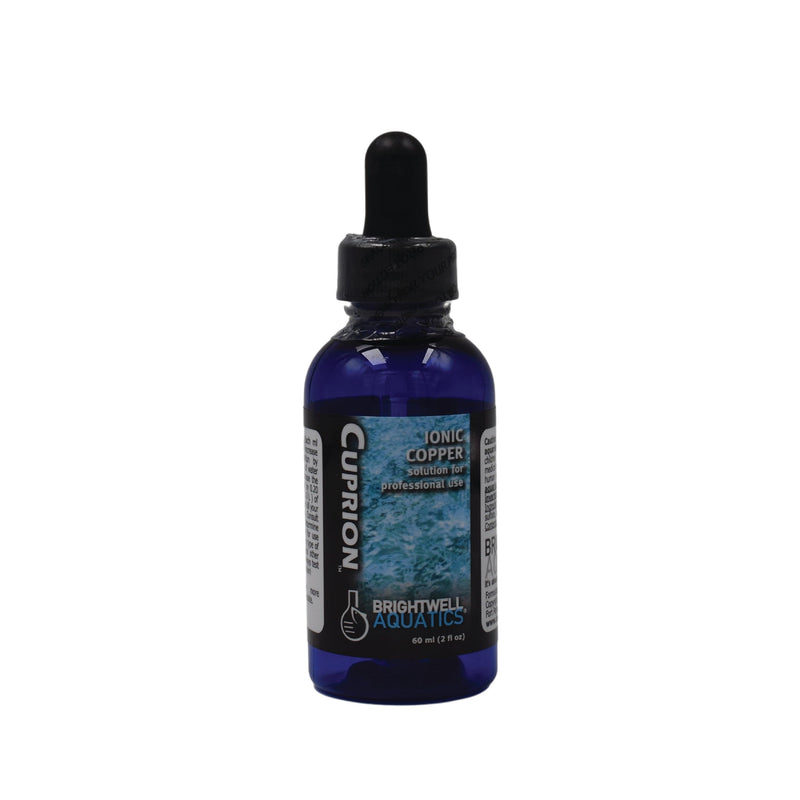 Brightwell Aquatics Cuprion - Ionic Copper Solution for Professional Use in Fish-Only Aquarium Tanks, 60-ml