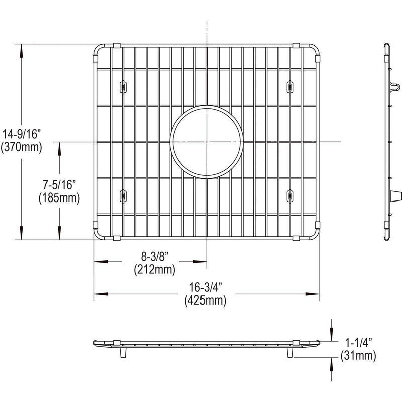 Elkay LKBG1715SS Stainless Steel Bottom Grid