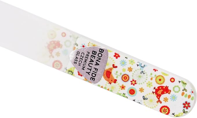 BONA FIDE BEAUTY Baby Nail File, Glass, Mini Nail File, Baby Nail File, Recommended Gift for Newborns, Infants and Children, Nail Care, Made in the Czech Republic, Bohemian Glass - NewNest Australia