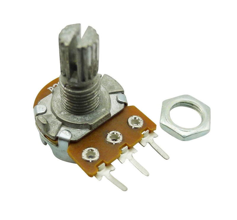 10PCS B20K 20K Ohm Adjustment Single Linear Rotary Taper Potentiometer Shaft 15mm