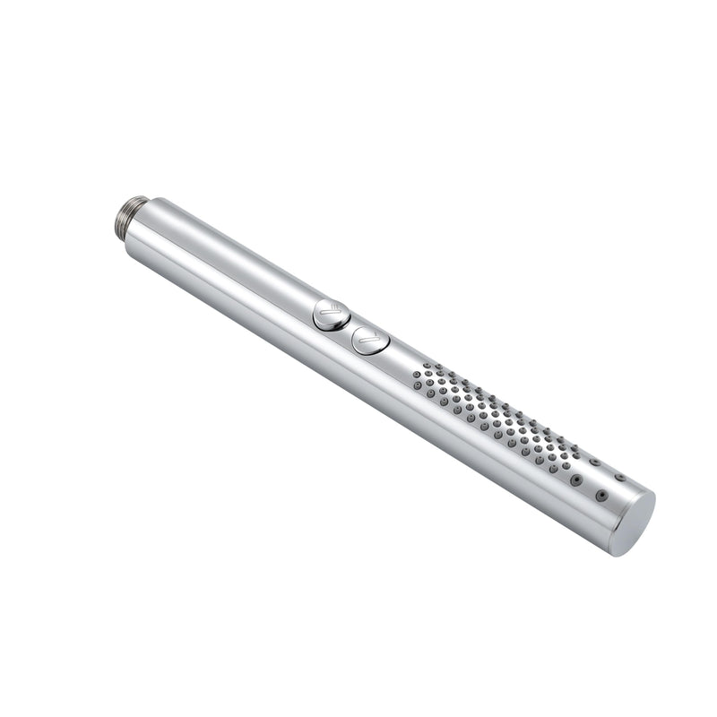 High pressure Round Handheld Shower Head Only, Anti-clog Nozzles, 2 In 1 Function Replacement Shower Wand with Handheld to Clean Tub, Tile & Pets, Rain Shower Head for Bathroom (Chrome) Chrome