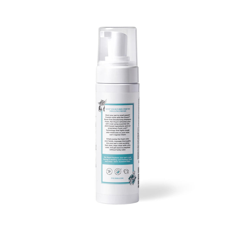 Pet-Pourri Rinse-Free Deodorizing Shampoo, Pawsitively Fresh, 6 Fl Oz - Jasmine, Fresh Air and Pear - PawsPlanet Australia