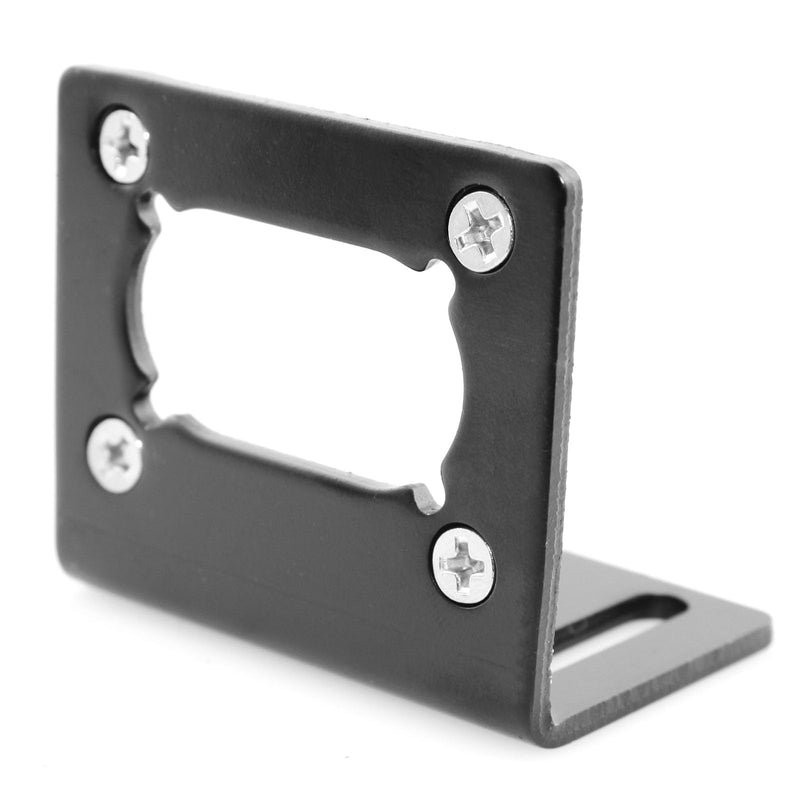 2Pcs 370 Motor Mounting Bracket with Screw Worm Gear Motor Bracket Holder Fixed Fastener DIY Parts DC Motor Mounting Bracket Holder for JGY-370 & A58SW31ZY DC Worm Motor 370 Motor Bracket