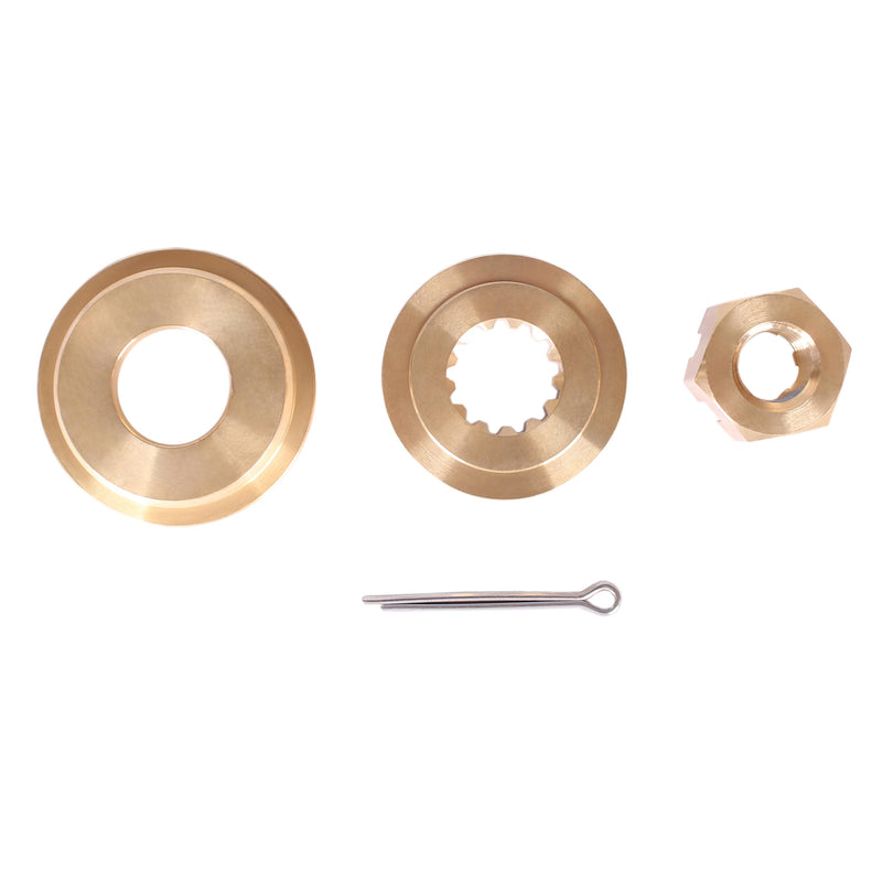 Boat Engine 0320305 778002 18-4230 Thrust Bushing, 0315810 777991 18-4228 Washer Spacer, 0314503 18-3705 Prop Nut, 0314502 Cotter Pin for Evinrude Johnson OMC BRP 35HP-75HP Propeller Hardware Kit