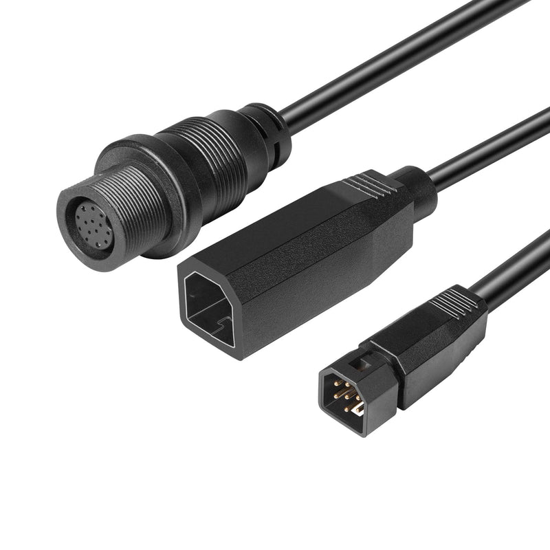 720107-1 Transducer Adapter Cable 10ft. Replace for 9-M360-2-DDI-Y Mega 360 & 2D/MDI 7-Pin Y-Cable, fit for Helix 15/12/10/9/8 Fish Finders, Compatible with MEGA 360