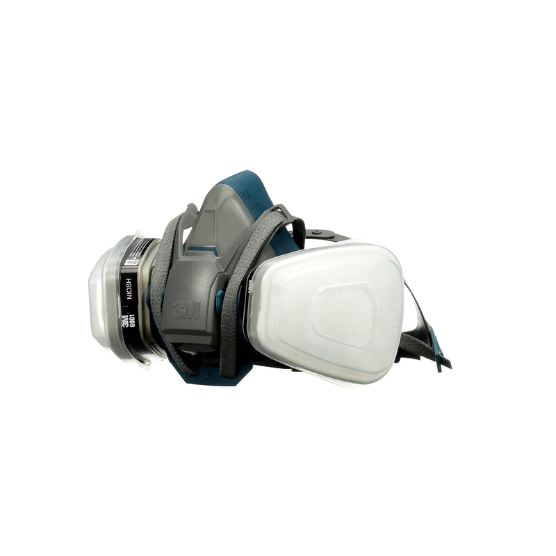 3M P95/OV Paint Project Quick Latch Reusable Respirator 6502, Medium, 1-Kit 1 Count (Pack of 1) With Quick Latch