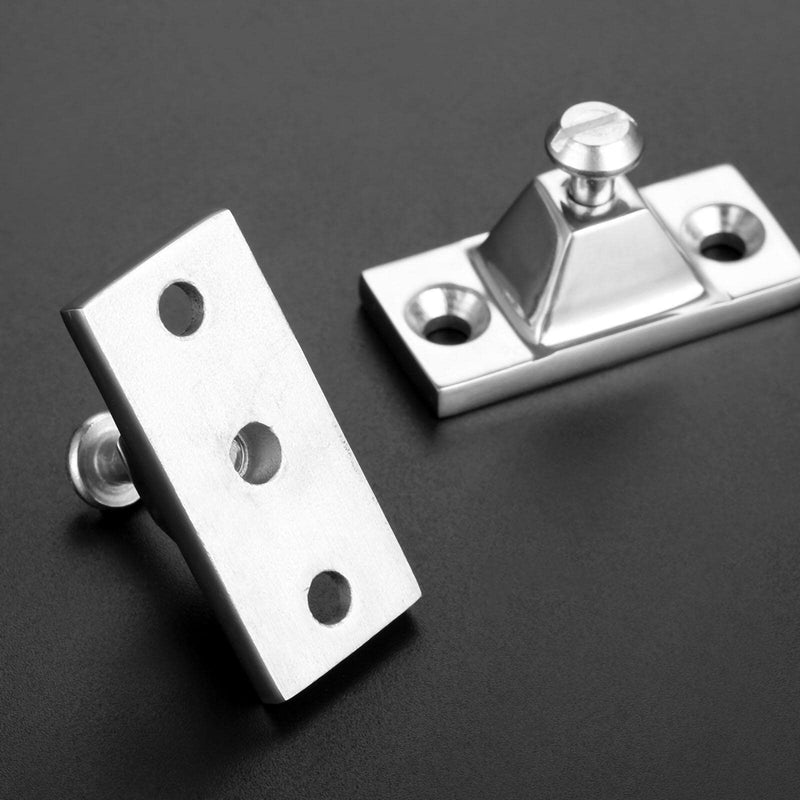 2Pcs Marine Stainless Steel Boat Deck Hinges Side Mount ，Bimini Top Fitting Hardware for Marine Canopy Tops