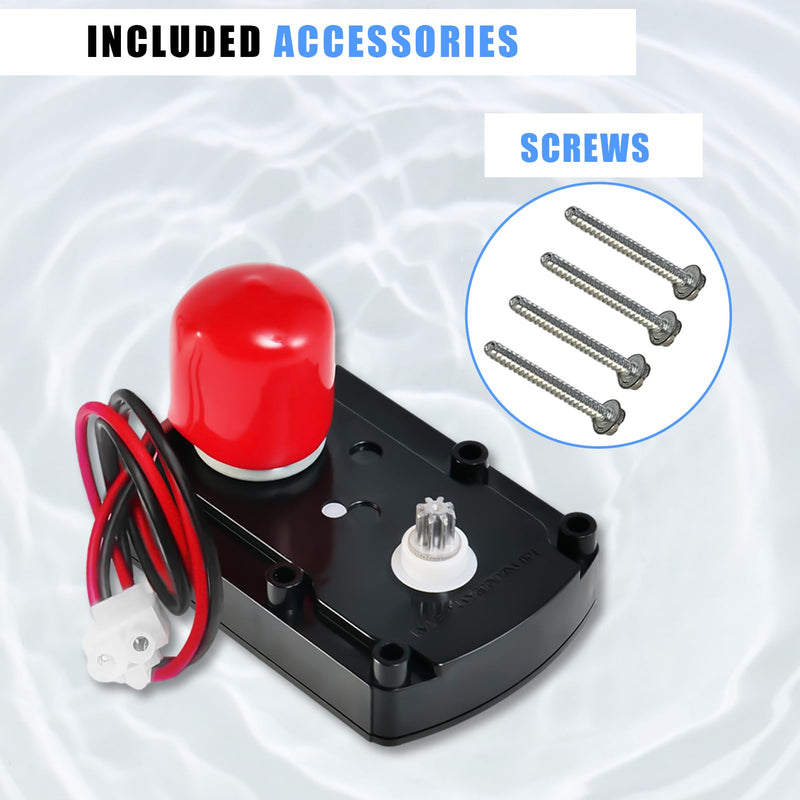 7281291 7286039 Water Softener Valve Motor with Screws Replaces Old Part Numbers:7384691,7234731,7228900, WS26X10021,WS26X21821,Fit for Softener Systems